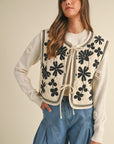 The Val Floral Vest