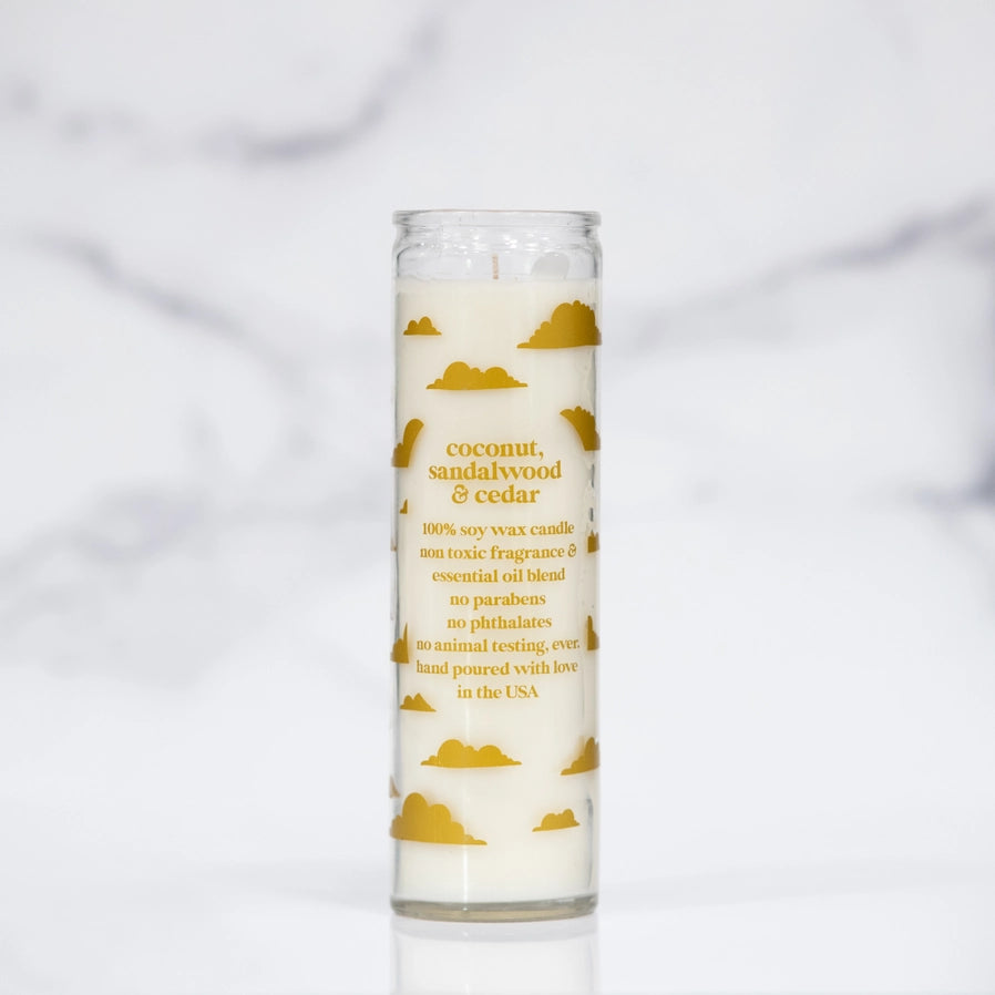 The Free Your Mind Soy Tall Candle by Ginger June Candle Co.
