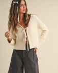 The Gia Tie Front Cardigan