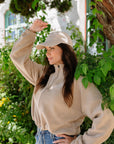 The Aven Oat Milk Reversible Fleece Jacket