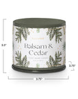The Balsam & Cedar Vanity Tin Candle