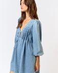 The Mika Denim Mini Dress