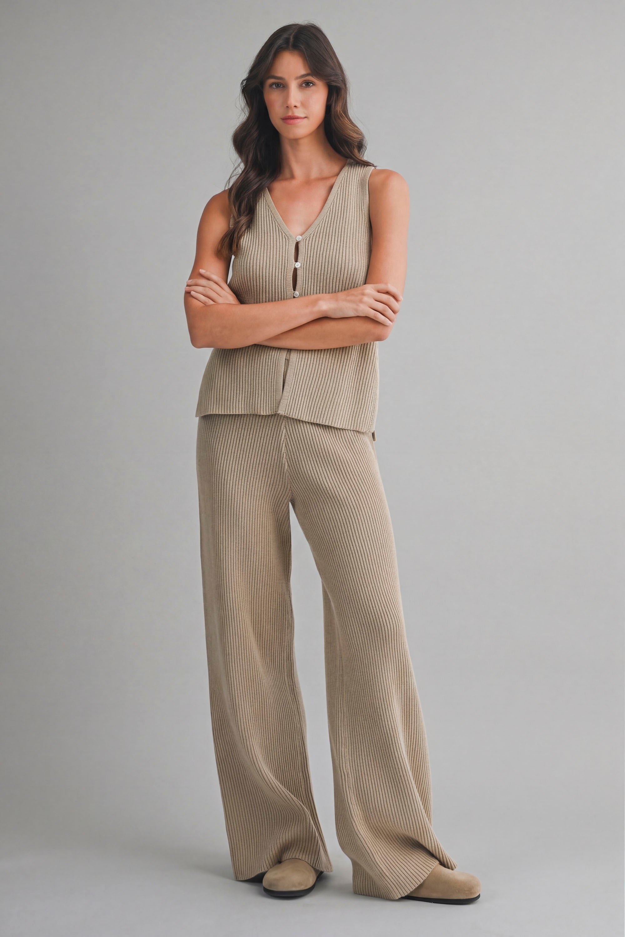 The Fauna Knit Top + Pant Set - Sold Separately