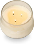 The Winter White Large Baltic Glass Candle