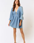 The Mika Denim Mini Dress