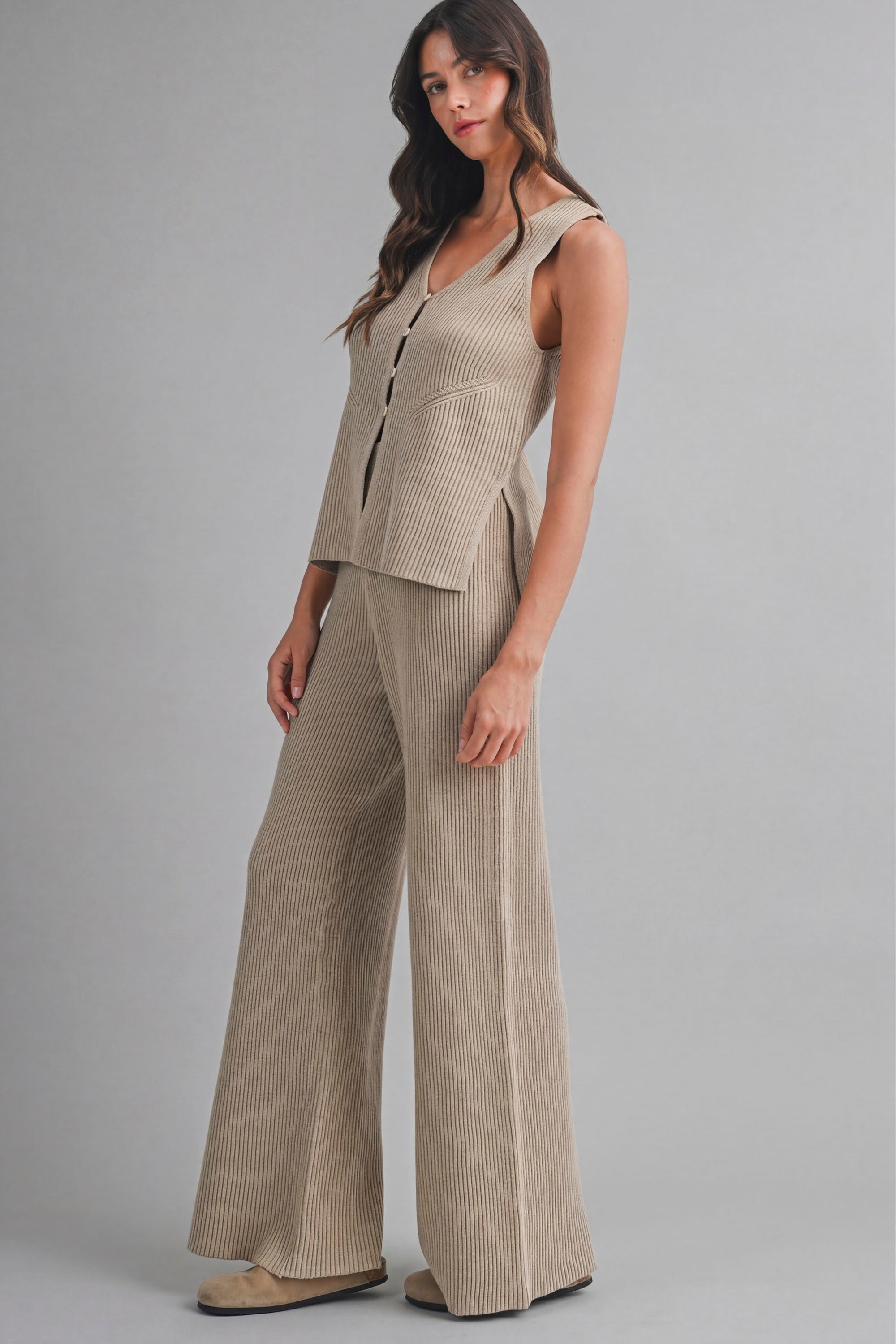 The Fauna Knit Top + Pant Set - Sold Separately