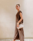 The Noemi Woven Crossbody Bag
