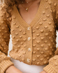 The Keely Popcorn Bubble Cardigan