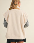 The Abby Oversized Sherpa Vest