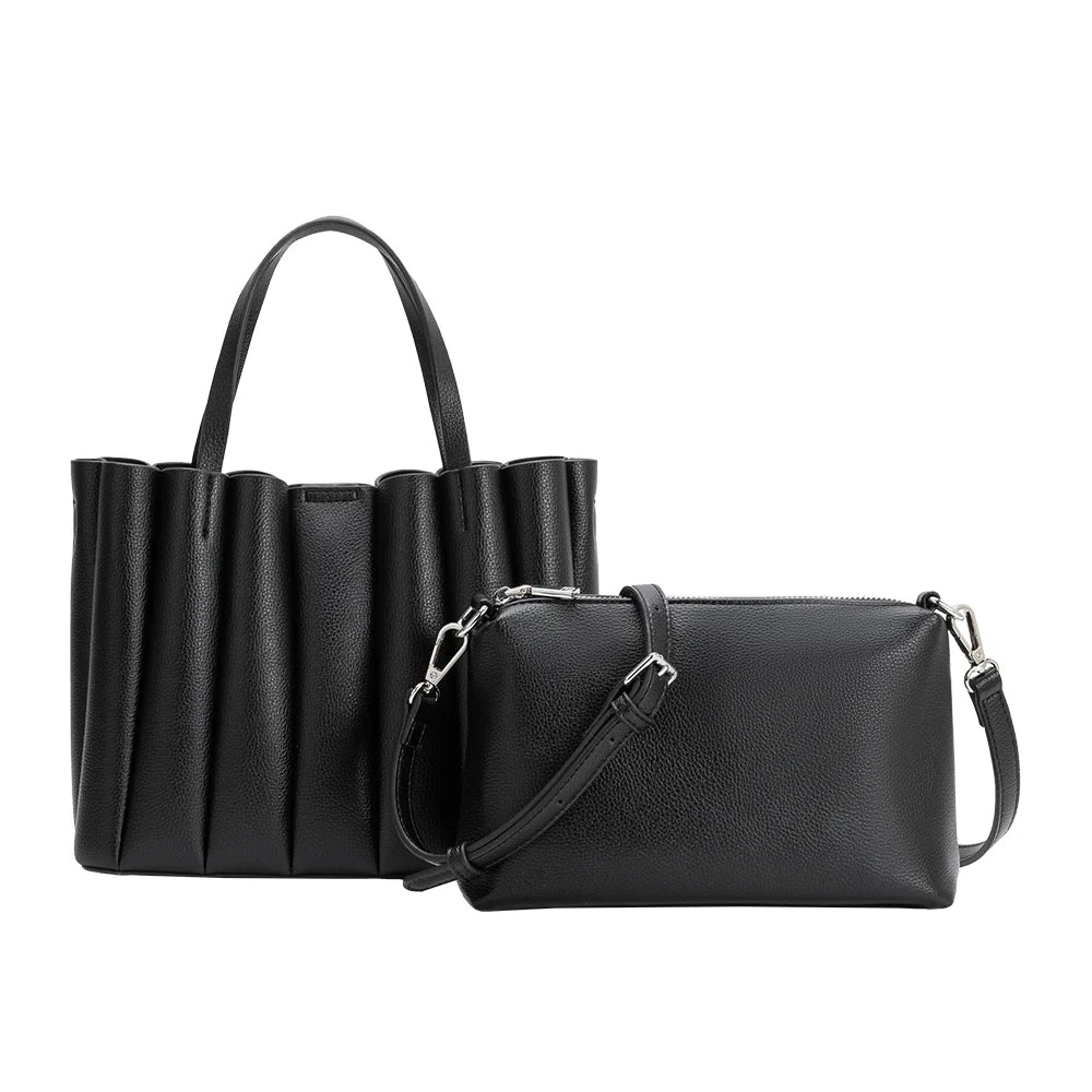 The Adela Vegan Leather Tote Bag