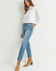 The Adele Classic Straight Leg Jeans by Just Black Denim