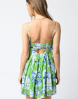 The Alessia Floral Tiered Mini Dress