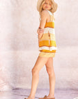 The Amber Striped Knit Top + Shorts Set - Sold Separately