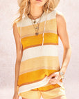 The Amber Striped Knit Top + Shorts Set - Sold Separately