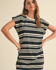 The Andie Striped T Shirt Dress