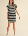 The Andie Striped T Shirt Dress