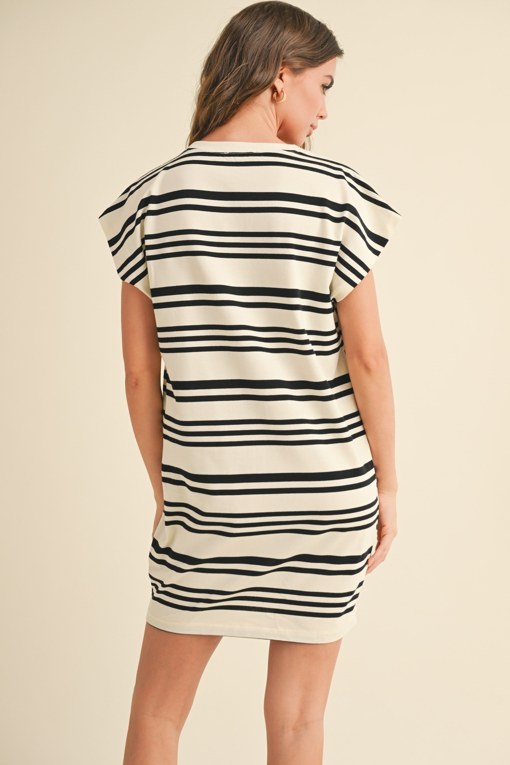 The Andie Striped T Shirt Dress