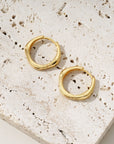 The Anisa Square Huggie Earrings