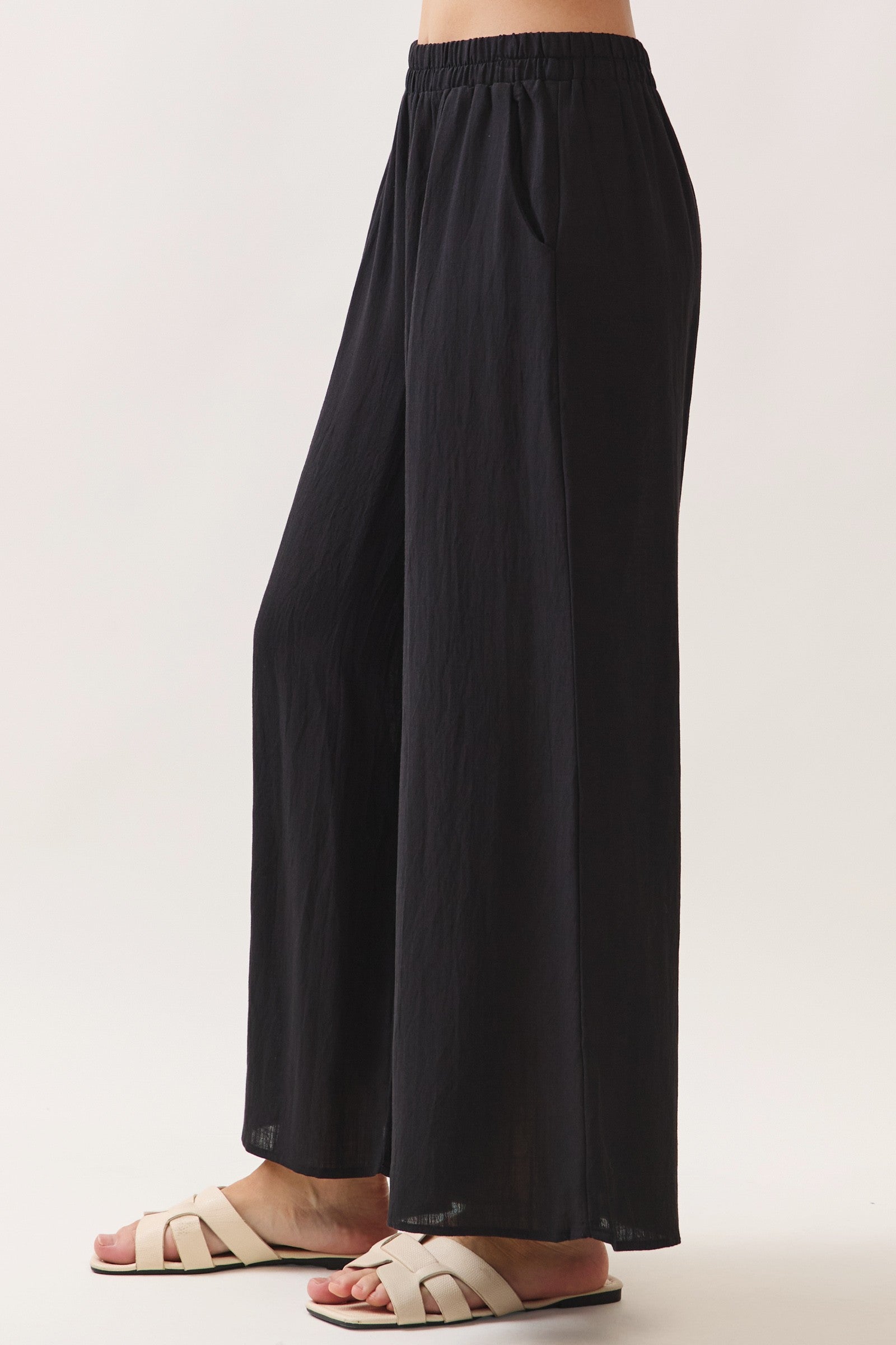 The Asha Black Top + Pant Set - Sold Separately