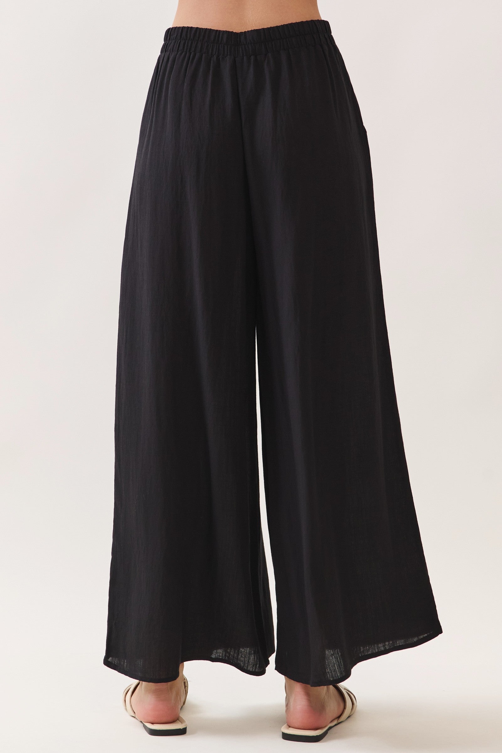The Asha Black Top + Pant Set - Sold Separately