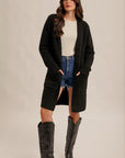 The Audrey Black Boucle Cardigan