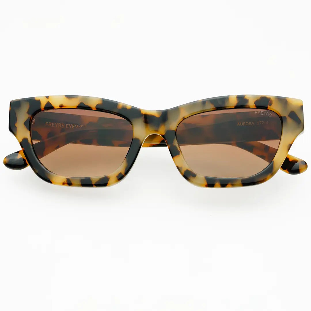 The Aurora Milky Tortoise Acetate Cat Eye Sunglasses