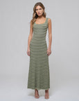 The Ava Striped Long Dress