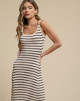 The Ava Striped Long Dress