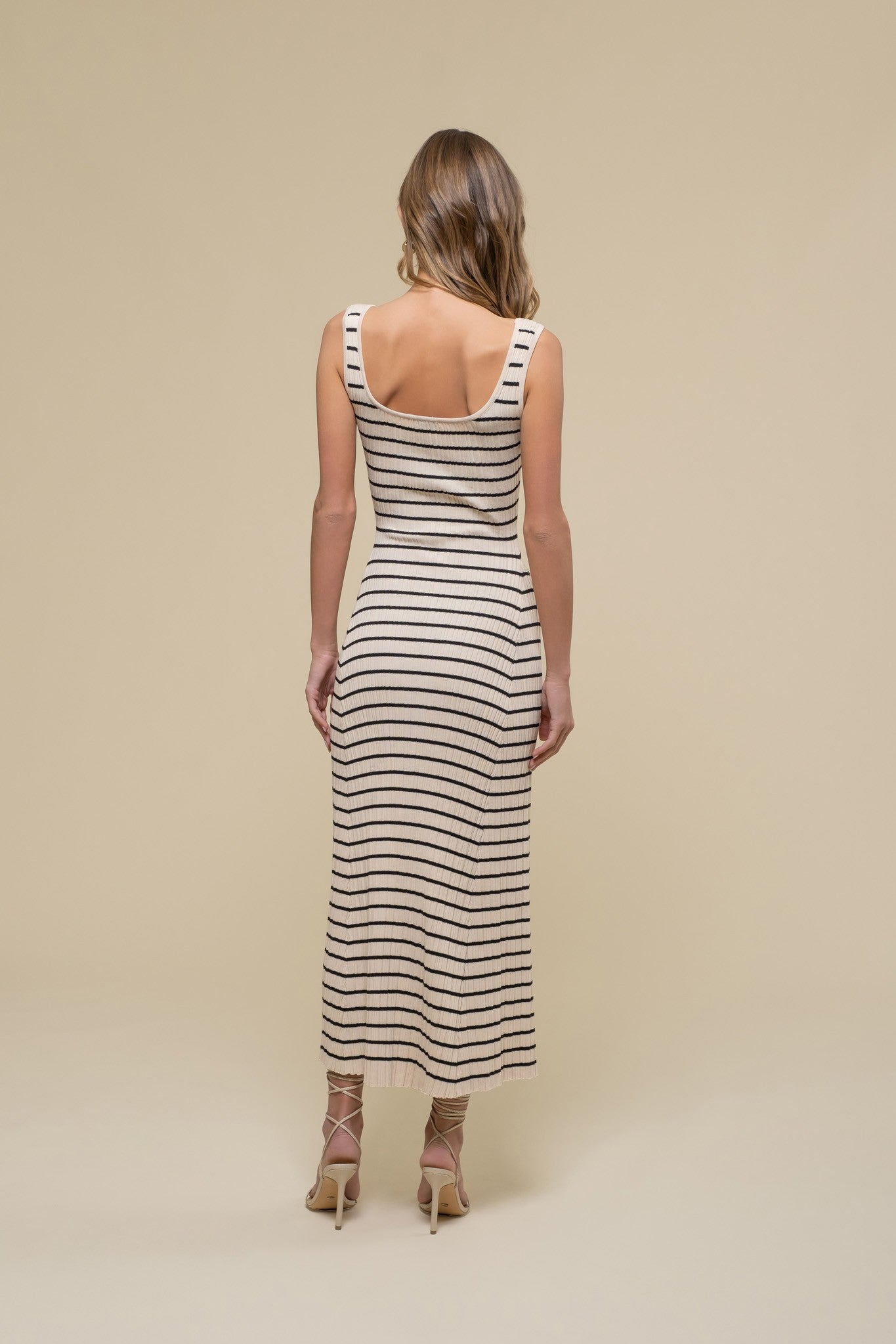 The Ava Striped Long Dress