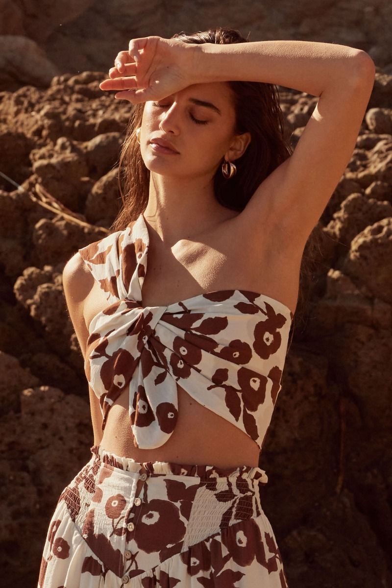 The Majori Floral  Top + Skirt Set - Sold Separately