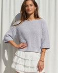 The Avra Cropped Knit Top