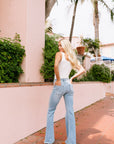 The Mia Straight Bootcut Jeans