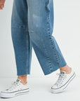 The Bella Seamed Barrel Jeans