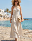 The Thalassa Halter Maxi Dress
