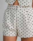 The Bailey Polka Dot Top + Short Set - Sold Separately