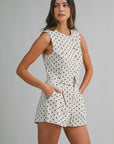The Bailey Polka Dot Top + Short Set - Sold Separately