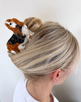 The Hand-Painted Basset Hound Claw Clip