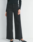 The Beatrice Black Wide Leg Jeans