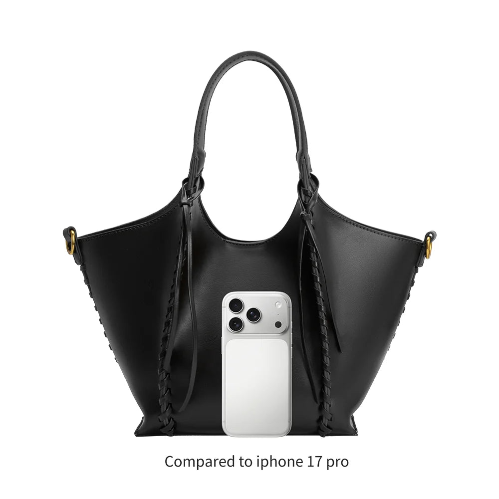 The Belinda Vegan Leather Tote Bag