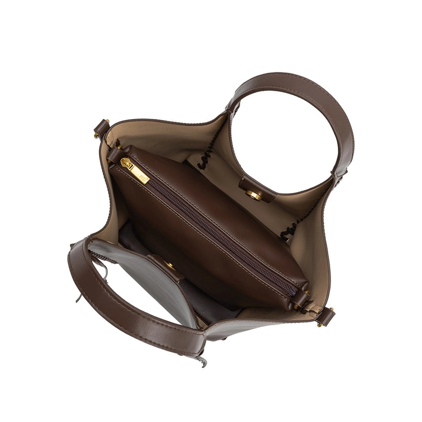 The Belinda Vegan Leather Tote Bag