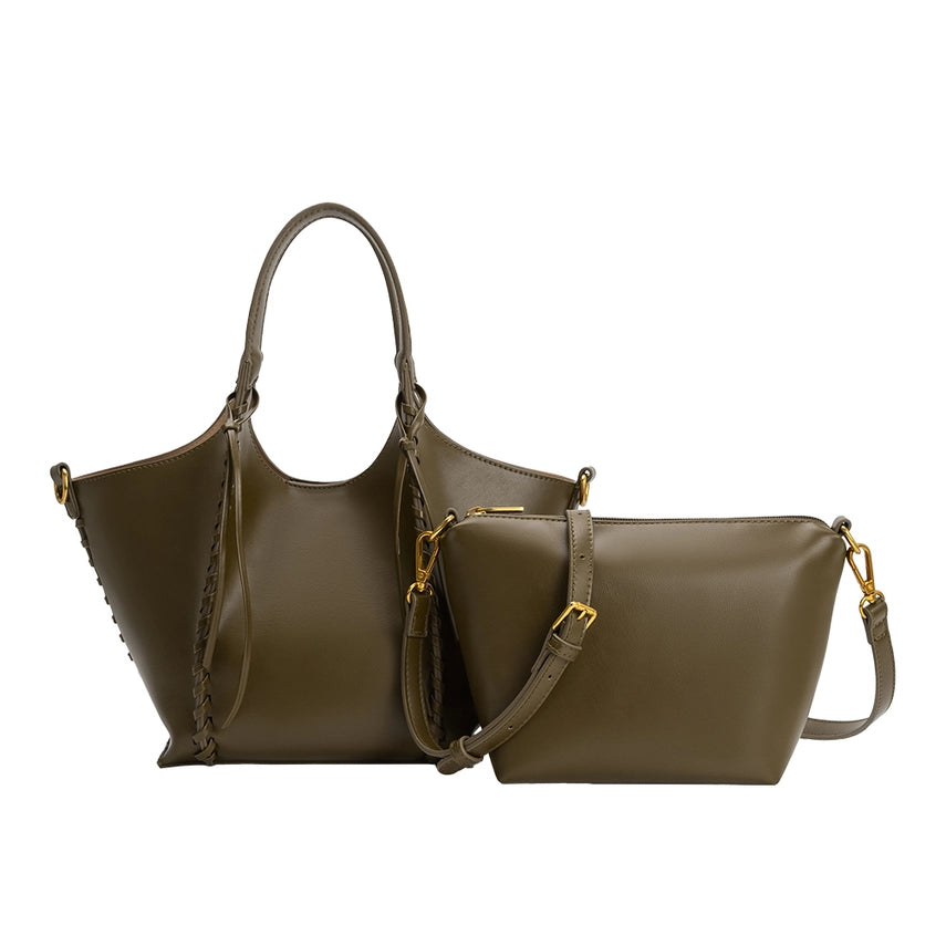 The Belinda Vegan Leather Tote Bag