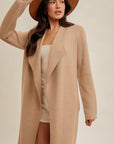 The Bernadette Drape Collar Cardigan