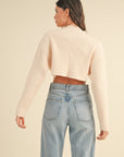 The Betty Cream Cropped Sweater