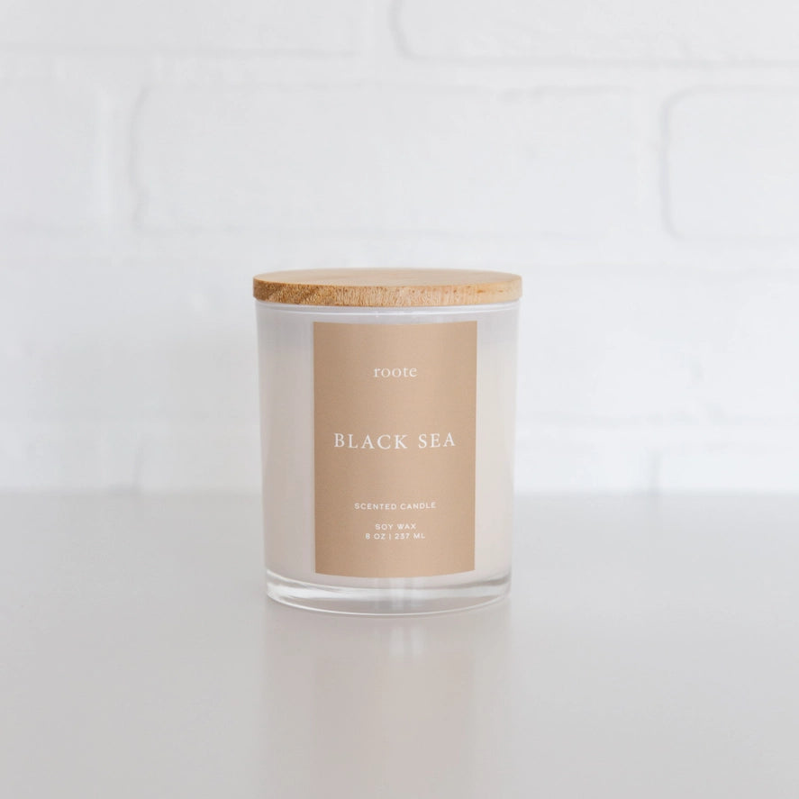 roote Black Sea Scented Soy Candle - Thumbnail 3