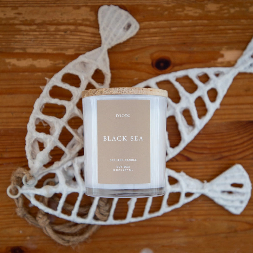 roote Black Sea Scented Soy Candle - Thumbnail 4