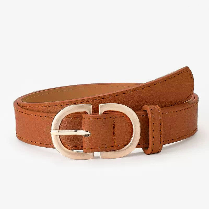 The Brianne D-Ring Vegan Leather Belt