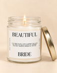 The Beautiful Bride Soy Candle by Sweet Water Decor