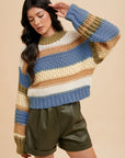 The Bronwyn Striped Sweater Top