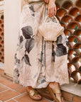 The Calypso Seashell Straw Woven Bag
