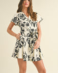 The Calista Mini Buttondown Dress